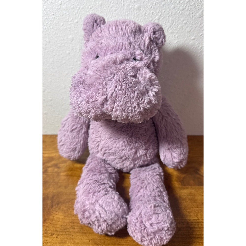 Jellycat Bashful Hippo Plush Stuffed Animal Lavender Purple 12 Inch Toy
